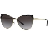 Michael Kors San Leone Occhiali Da Sole Cat Eye In Oro Chiaro MK1084 10148G