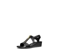 Michael Kors Sandalo Berkley con zeppa da donna, nero, 40 EU