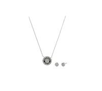 Michael Kors Set Gioielli Argento Logo Tape MKJ8328Set Collana Orecchini - Set Gioielli