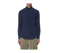 Michael Kors, ,Shirts ,Uomo ,Blu ,2XL Performance Stretch Slim Shirt