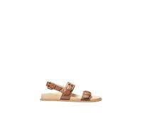 Michael Kors, ,Shoes ,Donna ,Marrone ,38 EU NIA Flat Sandal