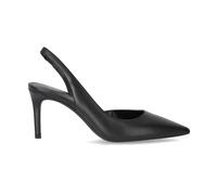 Michael Kors, ,Shoes ,Donna ,Nero ,35 1/2 EU Décolleté nere in pelle con punta a punta
