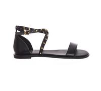Michael Kors, ,Shoes ,Donna ,Nero ,36 EU Sandalo Flat Astrid in Pelle con Borchie