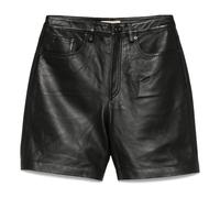 Michael Kors - Shorts boyfriend in pelle nera - - Shorts - Donna - Nero - S