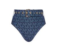 Michael Kors - Slip bikini a vita alta - - Swimwear - Donna - Blu - XS