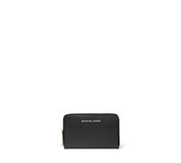 MICHAEL Michael Kors Jet Set Small Zip Around Card Case Black 2 One Size