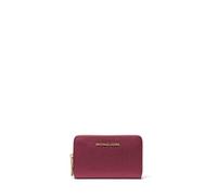 Michael Kors Small Card Case, Jet Set Piccolo Zip Around Porta Carte Donna, Hardware Color Oro/Gelso, One Size