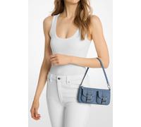Michael Kors Zoe Borsa a spalla jeans, cotone, donna