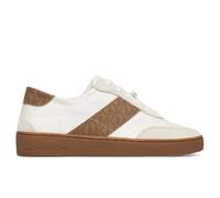 Michael Kors Sneakers da Donna Kaycee Bianca e Marrone con Banda logata MK - 43R6KCFS 1D297 7½