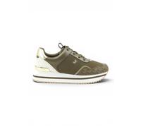 MICHAEL KORS Sneakers Donna Marrone Bianco Oro 43T6RNFS1D-AI27-282