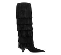 Michael Kors - Stivaletti in Camoscio con Frange - - Shoes - Donna - Nero - 38 EU