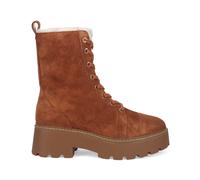 Michael Kors - Stivali da Combattimento in Pelle Marrone con Pelliccia Sintetica - - Shoes - Donna - Marrone - 40 EU
