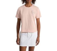 Michael Kors T-Shirt Corta da Donna con Borchie MK Charm, Acqua di Rosa., M