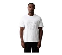 Michael Kors - T-shirt in cotone e jersey con charm logo - - Tops - Uomo - Bianco - XL