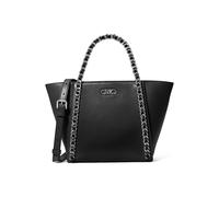 Michael Kors Top Zip Grab Leather Tote With Chain Detail In Black Taglia: OS | Borse a tracolla Outlet | Donna | Nero