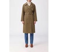Michael Kors Trench doppiopetto relaxed fit in misto cotone con cintura M Marrone