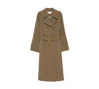Michael Kors - Trench in Cotone e Nylon Lavato Oversize - - Coats - Donna - Verde - M