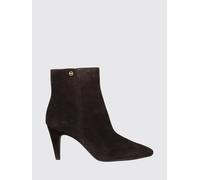 Michael Kors Tronchetto Daniela in pelle scamosciata con tacco a stiletto e monogram MK 6½ Marrone