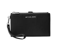 Michael Kors Portamonete Adele in pelle Nero/Argento Taglia XS-XL