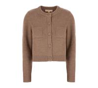 Michael Kors - Wool Cardigan - - Knitwear - Donna - Marrone - L