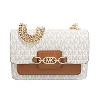 Michael Kors Heather Borsa a tracolla avorio/marrone, canvas, donna