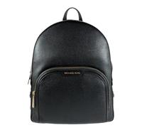 Michael Kors Jaycee - Zaino grande in pelle con 2 tasche con zip, colore: Nero, nero, Large