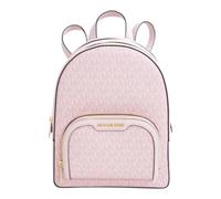 Michael Kors Zaino da donna Jaycee Medium Backpack - Powder Blush, PVC e pelle, dettagli dorati, scomparto per laptop, elegante zaino di design