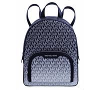 Michael Kors Zaino Tasche MK Jaycee MD PKT Backpack Logo Navy Nuovo