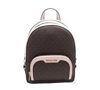 Michael Kors Jaycee - Zaino con logo medio, Marrone e rosa., Medium, Jaycee - Zaino medio