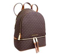 Michael Kors Rhea Zip Zaino marrone scuro, canvas, donna, 11L