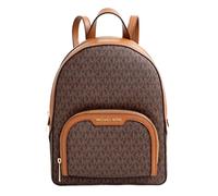 Michael Kors Borsa Zaino Jaycee Medio Pkt Zaino Mk Logo Vanillabraun Nuovo