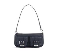 Michael Kors Zoe Small Borsa a spalla blu, pelle di vacchetta grana, donna