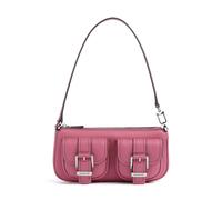 Michael Kors Zoe Small Borsa a spalla rosa, pelle di vacchetta grana, donna