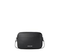 Michael KorsJet Set Large Pebbled Leather Camera Crossbody Bag Black