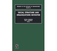 Michael Lounsbur Social Structure and Organizations Revisite (Copertina rigida)
