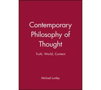 Michael Luntley Contemporary Philosophy of Thought (Tascabile)