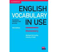 Michael McCarthy Felic English Vocabulary in Use Elementary Book wi (Tascabile)
