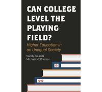 Michael McPherson Sandy Ba Can College Level the Playing Fiel (Copertina rigida)