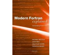 Michael Metcalf John Reid Malcolm Cohen Reinhold Modern Fortran Exp (Tascabile)