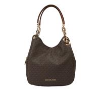 Michael Kors Lillie Borsa hobo marrone scuro, pelle sintetica, donna