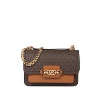 Michael Kors Heather Borsa a tracolla marrone scuro, canvas, donna