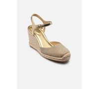 Michael Michael Kors - KENZIE WEDGE Oro e bronzo - Sandali e scarpe aperte 36 Oro e bronzo