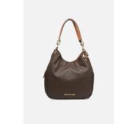 Michael Kors Lillie Borsa hobo marrone scuro, pelle sintetica, donna