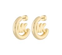 Michael Kors Orecchini da donna in ottone dorato con chiusura a perno di sicurezza