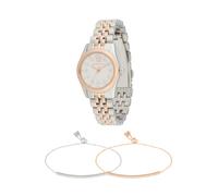 MICHAEL Michael Kors Orologio analogico 'LEXINGTON' oro / argento / bianco Donna MICHAEL Michael Kors One Size oro / argento / bianco