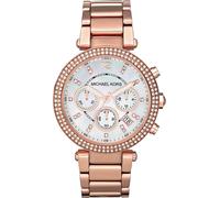 MICHAEL Michael Kors Orologio analogico 'PARKER' oro rosé / nero / bianco Donna MICHAEL Michael Kors One Size