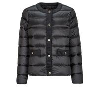 MICHAEL Michael Kors Piumino COLLARLESS PACKABLE JACKET W CORDUROY TRIM in Nero EU M