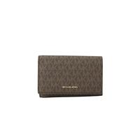 Michael Kors Jet Set Portafoglio marrone, pelle sintetica, donna