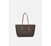 Michael Kors Quinn Large Borsa shopper marrone scuro, pelle sintetica, donna