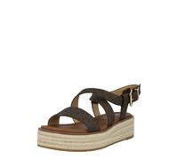MK Sandalo stile espadrilla Lynn con logo e plateau - Marrone - Michael Kors EU 40
